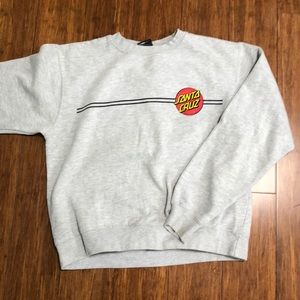 Original Santa Cruz Crew Neck, grey (Size Small)